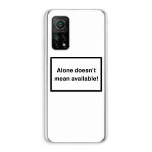 Alone: Xiaomi Mi 10T 5G Transparant Hoesje