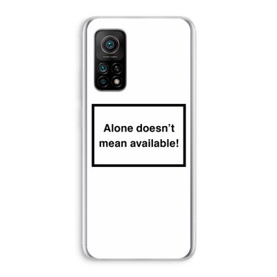 Alone: Xiaomi Mi 10T 5G Transparant Hoesje