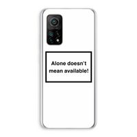 Alone: Xiaomi Mi 10T 5G Transparant Hoesje