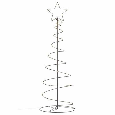 VidaXL Led-kerstboom 100 leds warm wit 150 cm