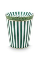 Pip Studio Royal Stripes Mok & Theetip Groen