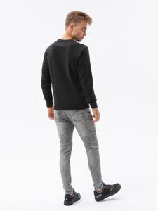 Ombre - heren sweater zwart - B1153-9