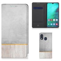 Samsung Galaxy A40 Book | Wallet Case | Wood Concrete