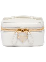 Prada trousse de toilette en cuir - Blanc