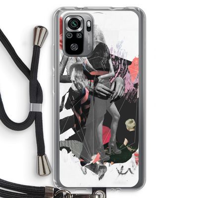 Dissimulation du réel: Xiaomi Redmi Note 10S Transparant Hoesje met koord