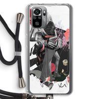 Dissimulation du réel: Xiaomi Redmi Note 10S Transparant Hoesje met koord