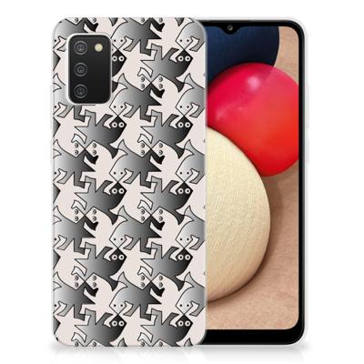 Samsung Galaxy A02s | TPU Hoesje | Salamander Grey