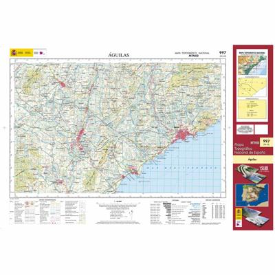 Topografische kaart 997 MT50 Aguilas | CNIG - Instituto Geográfico Nacional1