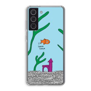 Aquarium: Samsung Galaxy S21 FE Transparant Hoesje