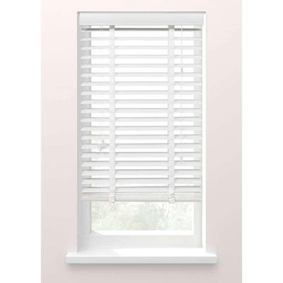 Leen Bakker - Jaloezie Houtlook 50 Mm - 80x175 Cm - PVC - Wit