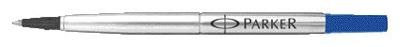 Rollerpenvulling parker quink f blauw | 12 stuks