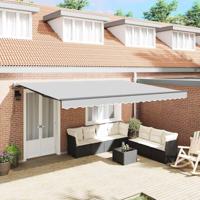 Markies Handmatig Antraciet 5 x 3 m Metaal