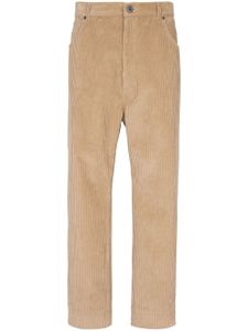 Balmain pantalon en velours côtelé - Marron