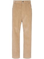 Balmain pantalon en velours côtelé - Marron