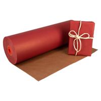 Kraftpapier op rol 59 cm x 400 meter 50 gram/m2 bordeaux rood