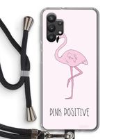 Pink positive: Samsung Galaxy A32 5G Transparant Hoesje met koord