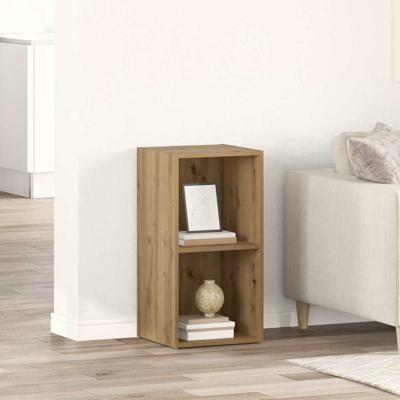 TV-kast artisanaal eikenkleurig Bewerkt hout