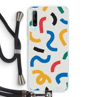 Illustratieve pop 2: Huawei P Smart Pro Transparant Hoesje met koord