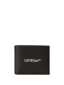 Off-White portefeuille Bookish en cuir - Noir