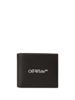 Off-White portefeuille Bookish en cuir - Noir