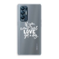 Partner in crime: Oppo Find X3 Neo Transparant Hoesje