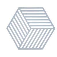 Zone - Hexagon - Onderzetter Sky