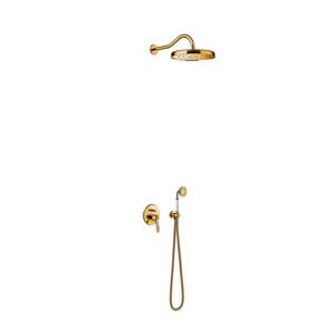 Regendoucheset Tres Clasic Mengkraan Incl. Handdouche Goud Tres