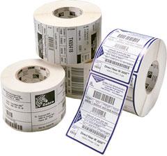 Zebra Rol met etiketten 32 x 25 mm Thermisch papier Wit 30960 stuk(s) Permanent hechtend 800261-105 Universele etiketten