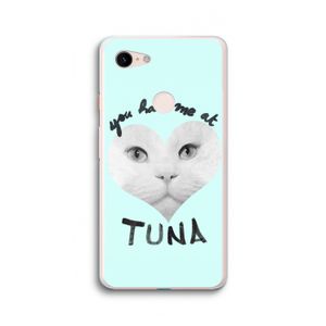 You had me at tuna: Google Pixel 3 XL Transparant Hoesje