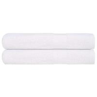 VidaXL Handdoeken frogn 2 st 100x200 cm 360 g/m² wit