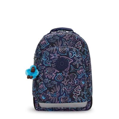 Kipling Class Room Backpack-Disco Fish