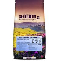 Seberus Mini/Small w/Fresh Salmon - natuurlijk graanvrij hondenvoer 2 x 3 kg