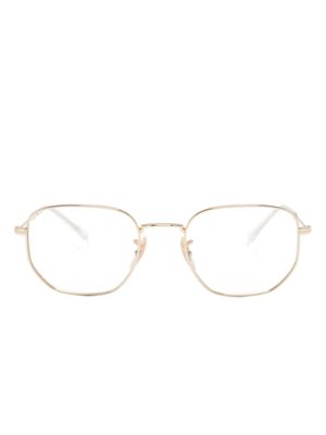 Ray-Ban lunettes de vue géométriques RB6496 - Or