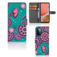 Samsung Galaxy A72 Hoesje Cirkels en Vlinders