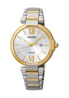 Horlogeband Seiko SUT154P1 / V137-0BB0 / M0VA211C0 Staal Bi-Color 9mm