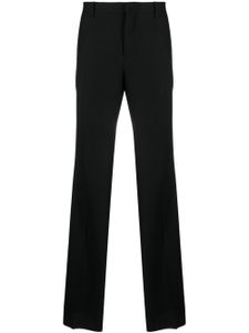 John Richmond pantalon en laine vierge à coupe droite - Noir