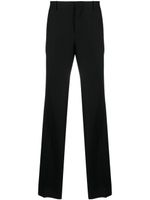 John Richmond pantalon en laine vierge à coupe droite - Noir