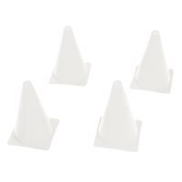 Cones wit per set van 4