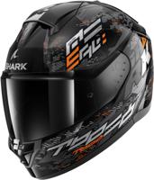 SHARK Ridill 2 Molokai, Integraalhelm, Zwart-Zilver-Oranje KSO