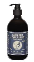 Marius Fabre Savon noir zwarte zeep met pomp 500 Milliliter