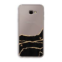 Gouden marmer: Samsung Galaxy J4 Plus Transparant Hoesje