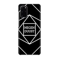 Negenduust geometrisch: Volledig geprint Samsung Galaxy S20 Plus Hoesje