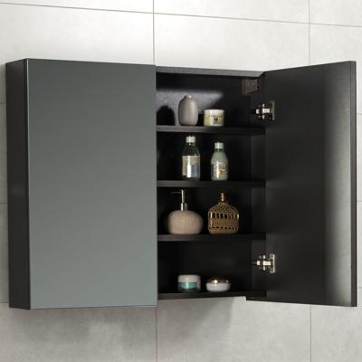 Spiegelkast Tieme in mat grijs 80x70x16cm