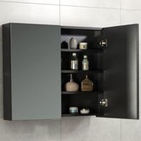 Spiegelkast Tieme in mat grijs 80x70x16cm