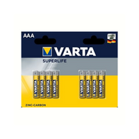 Varta Batterijen AAA Superlife R03 1,5V zink-carbon 8 stuks - thumbnail
