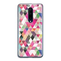 Gekleurde driehoekjes: OnePlus 7 Pro Transparant Hoesje