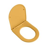 Toiletzitting Mondiaz Lavie | Sofclose met quick-release | Duroplast | Ocher (geel)