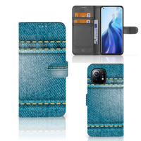 Xiaomi Mi 11 Wallet Case met Pasjes Jeans