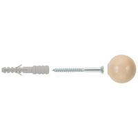 Fischer 60551 deurstop Beige Kunststof