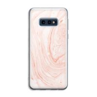 Peach bath: Samsung Galaxy S10e Transparant Hoesje